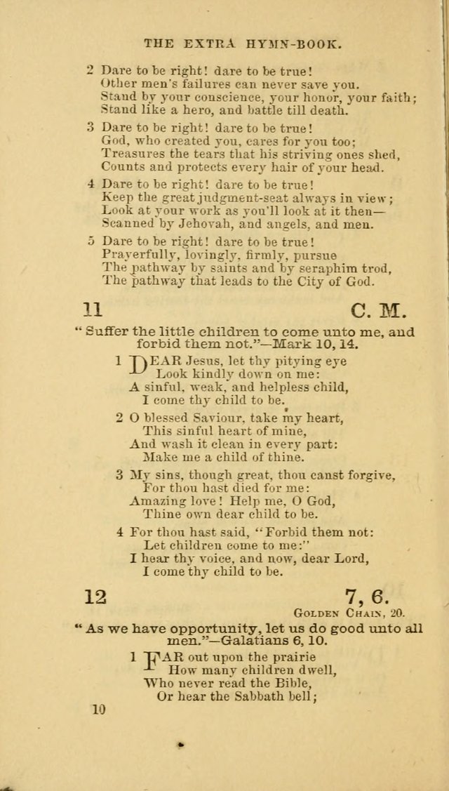 The Extra Hymn Book page 10