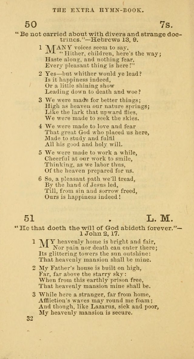The Extra Hymn Book page 32