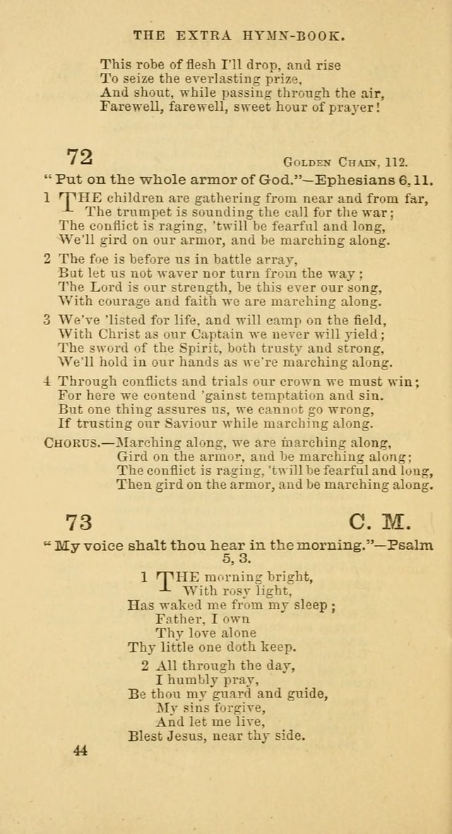 The Extra Hymn Book page 44