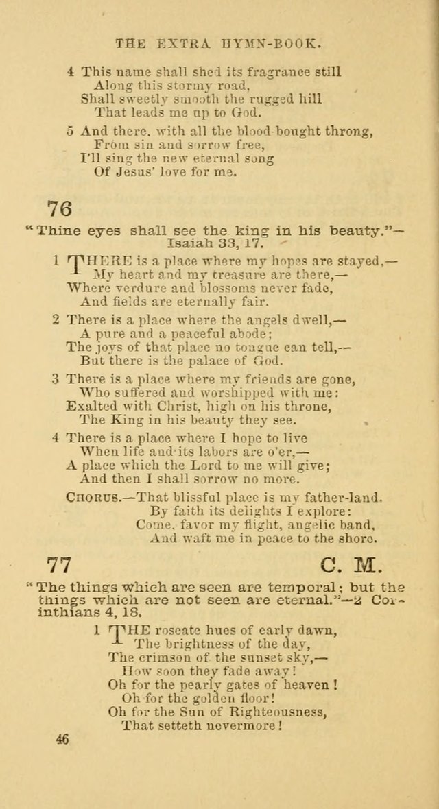 The Extra Hymn Book page 46
