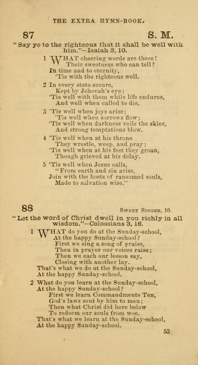 The Extra Hymn Book page 53