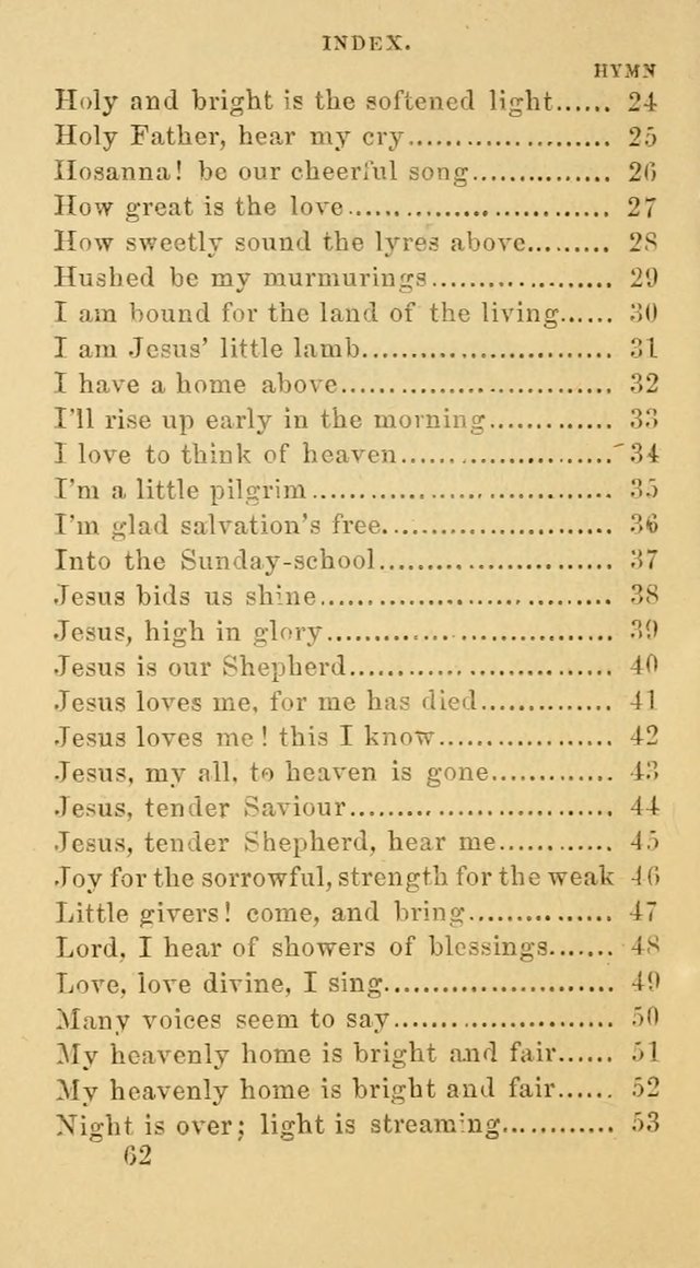 The Extra Hymn Book page 62