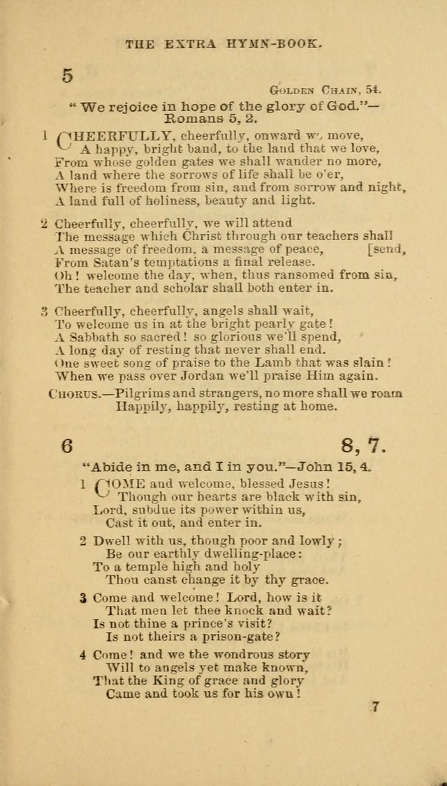 The Extra Hymn Book page 7