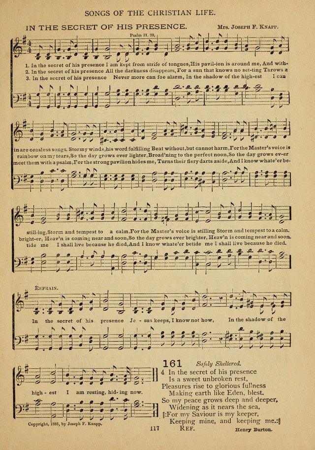 The Epworth Hymnal: containing standard hymns of the Church, songs for the Sunday-School, songs for social services, songs for the home circle, songs for special occasions page 122