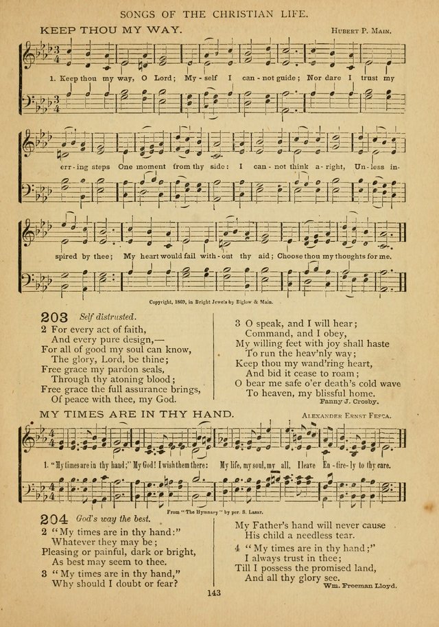 The Epworth Hymnal: containing standard hymns of the Church, songs for the Sunday-School, songs for social services, songs for the home circle, songs for special occasions page 148