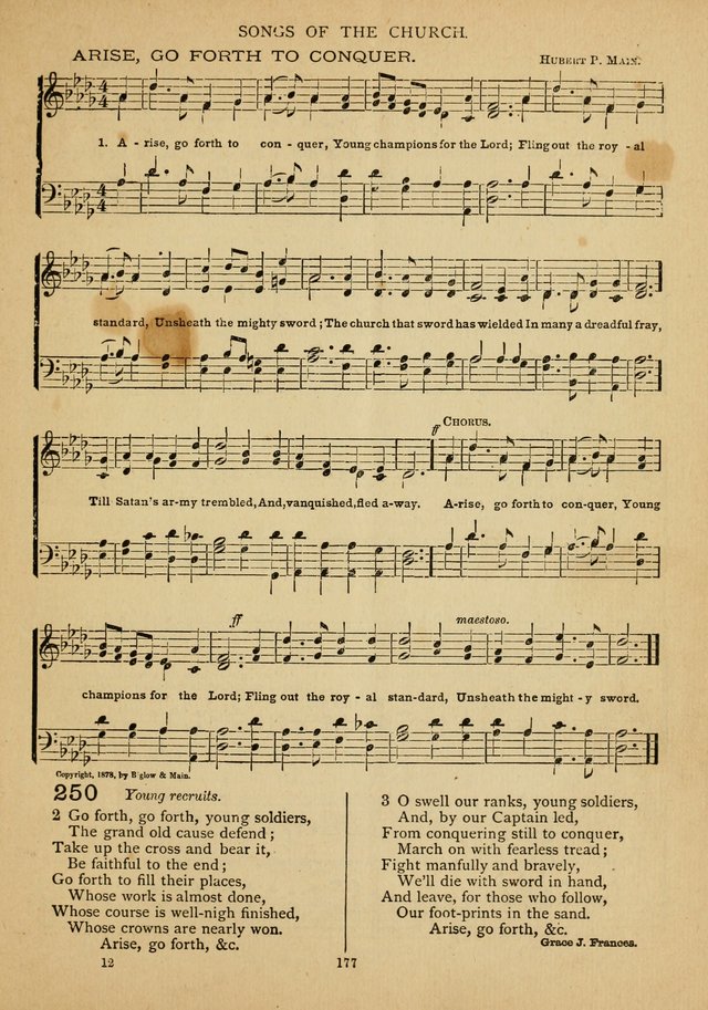 The Epworth Hymnal: containing standard hymns of the Church, songs for the Sunday-School, songs for social services, songs for the home circle, songs for special occasions page 182