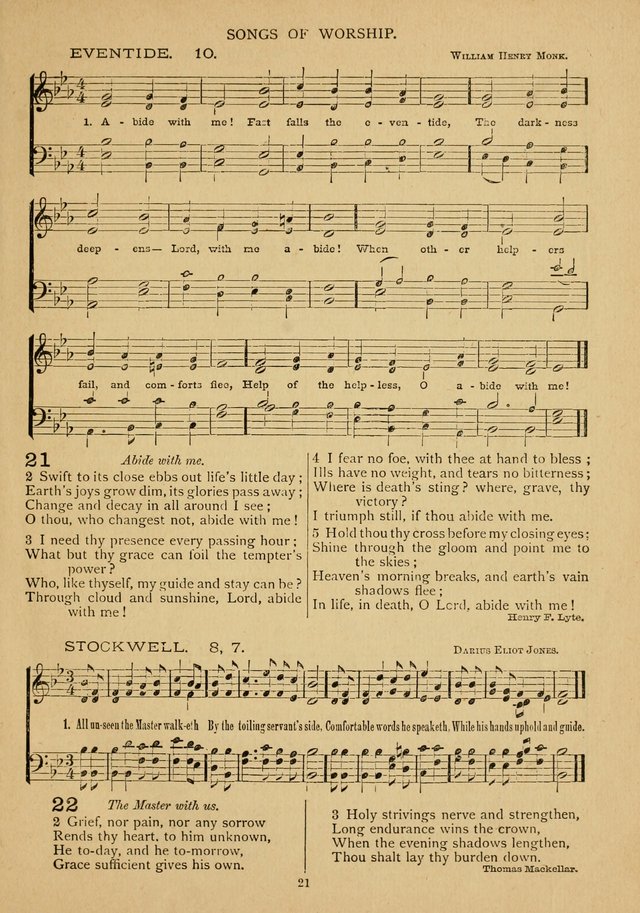 The Epworth Hymnal: containing standard hymns of the Church, songs for the Sunday-School, songs for social services, songs for the home circle, songs for special occasions page 26