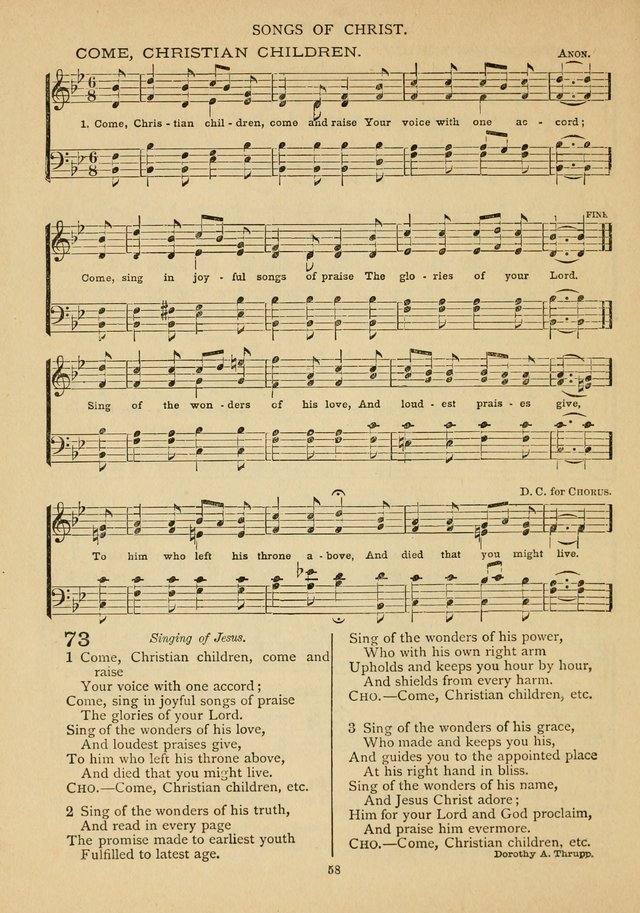 The Epworth Hymnal: containing standard hymns of the Church, songs for the Sunday-School, songs for social services, songs for the home circle, songs for special occasions page 63