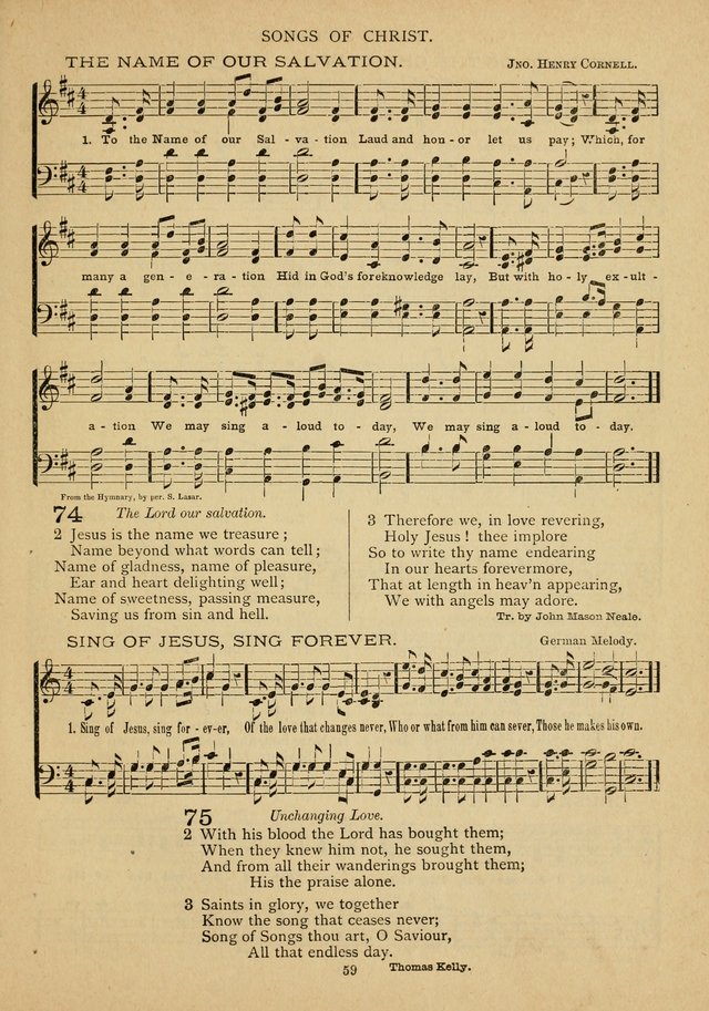 The Epworth Hymnal: containing standard hymns of the Church, songs for the Sunday-School, songs for social services, songs for the home circle, songs for special occasions page 64