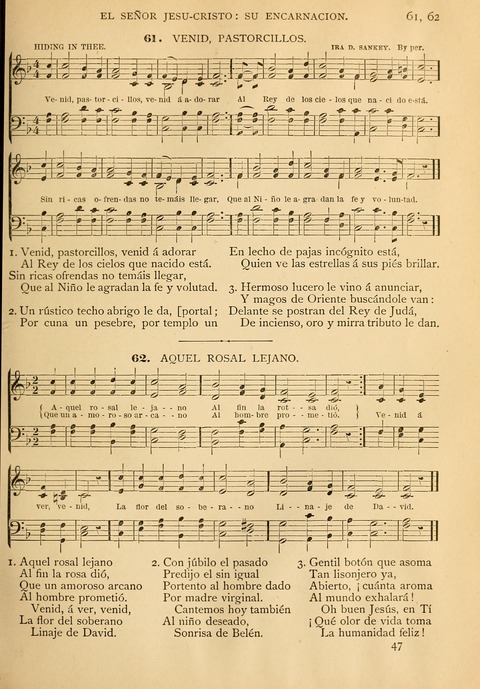 El Himnario Evangelico : Para el Uso de Todas Las Iglesias page 44