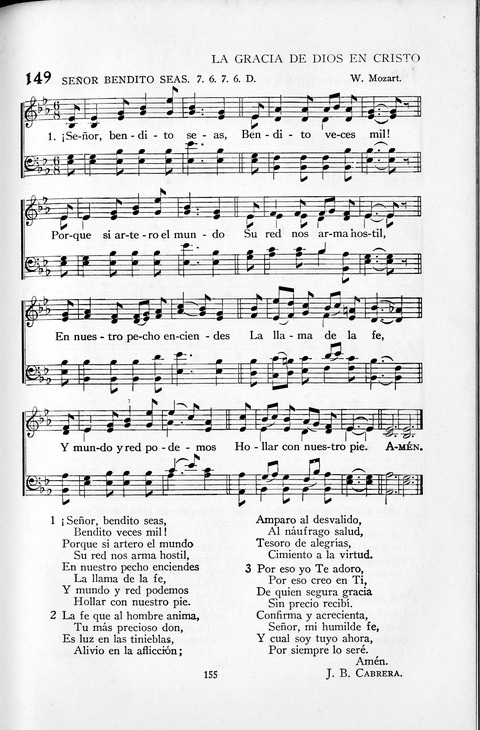 El Himnario para el uso de las Iglesias Evangelicas de Habla Espanola en Todo el Mundo page 155