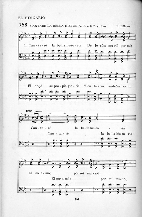 El Himnario para el uso de las Iglesias Evangelicas de Habla Espanola en Todo el Mundo page 164