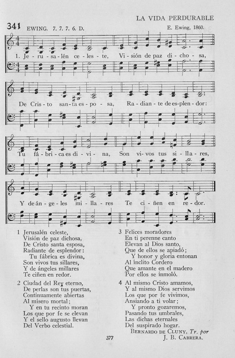 El Himnario para el uso de las Iglesias Evangelicas de Habla Espanola en Todo el Mundo page 377