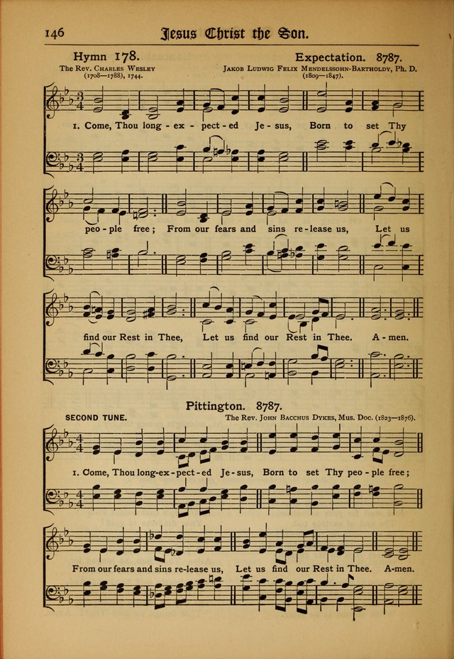 The Evangelical Hymnal with Tunes page 148