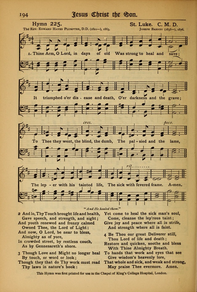 The Evangelical Hymnal with Tunes page 198