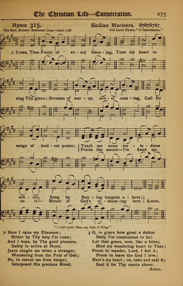 The Evangelical Hymnal with Tunes page 279