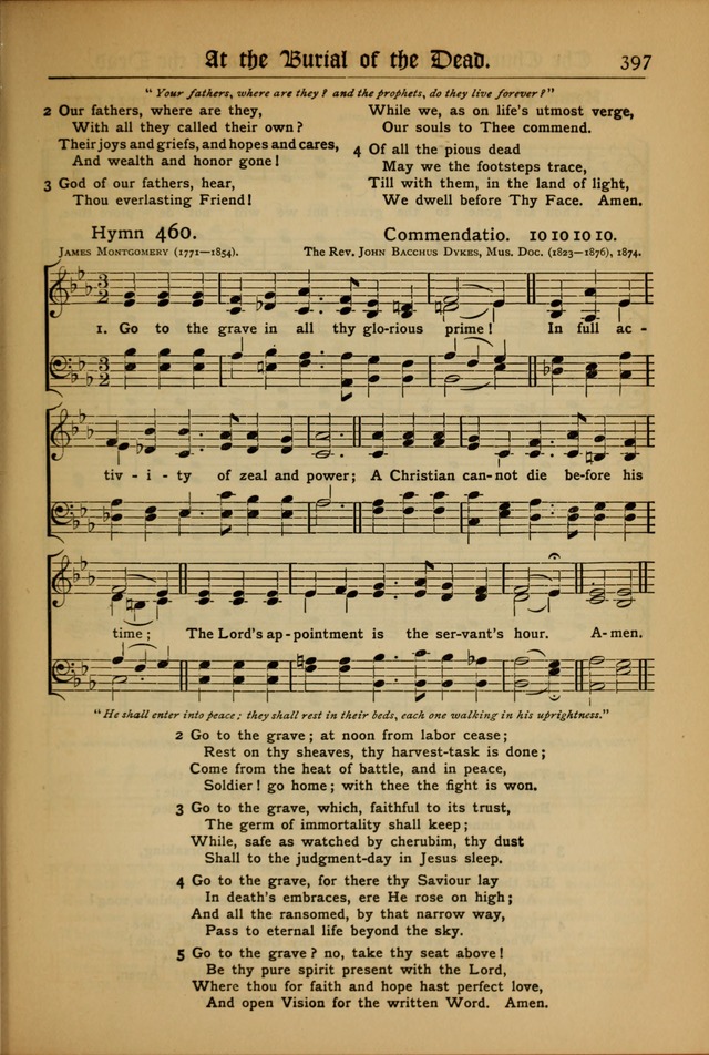 The Evangelical Hymnal with Tunes page 401