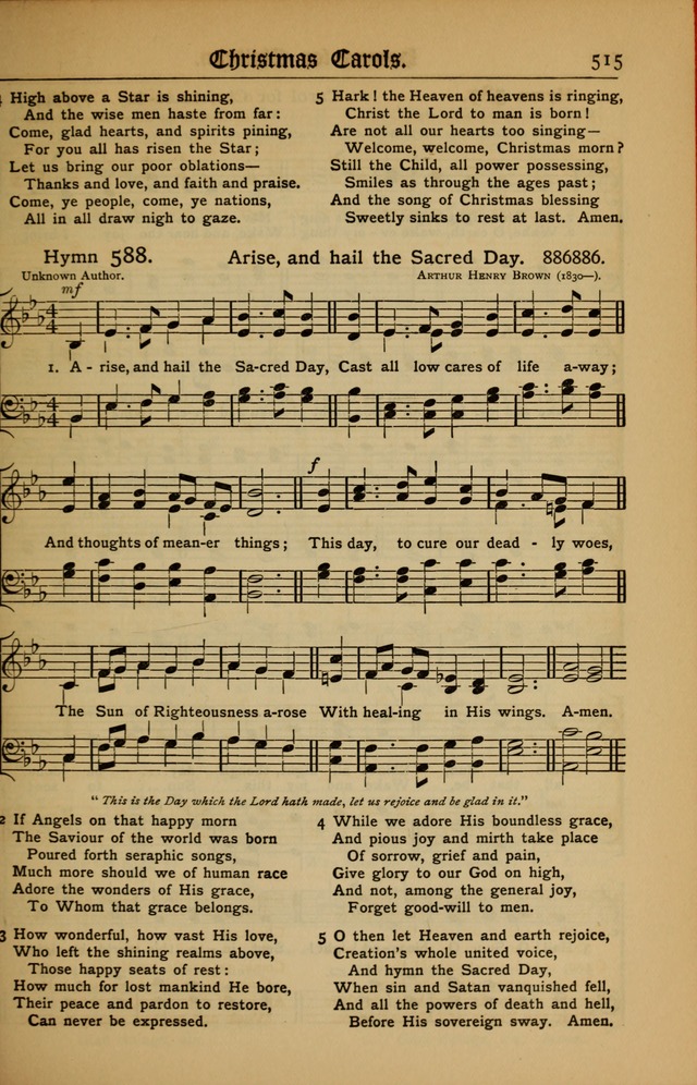 The Evangelical Hymnal with Tunes page 519