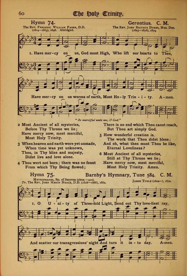 The Evangelical Hymnal with Tunes page 62