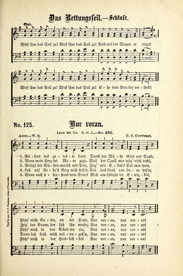 Evangeliums-Lieder 1 und 2 (Gospel Hymns) page 125