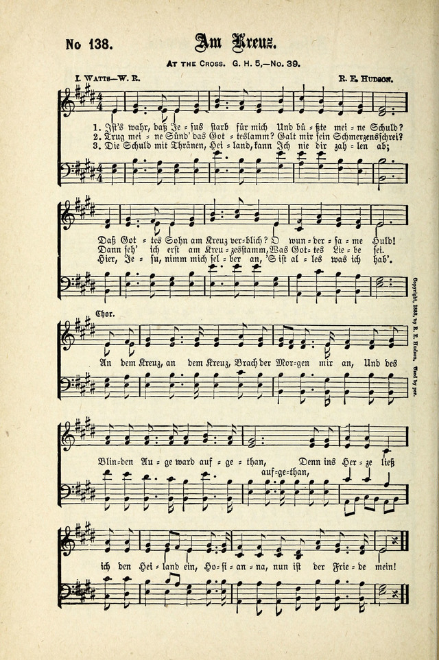 Evangeliums-Lieder 1 und 2 (Gospel Hymns) page 138