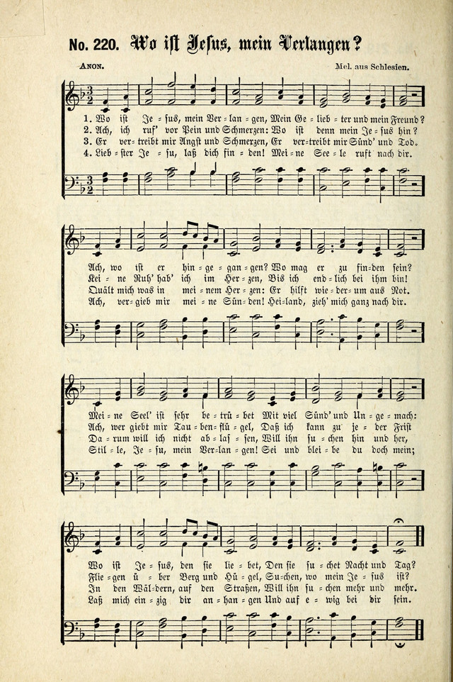 Evangeliums-Lieder 1 und 2 (Gospel Hymns) page 220