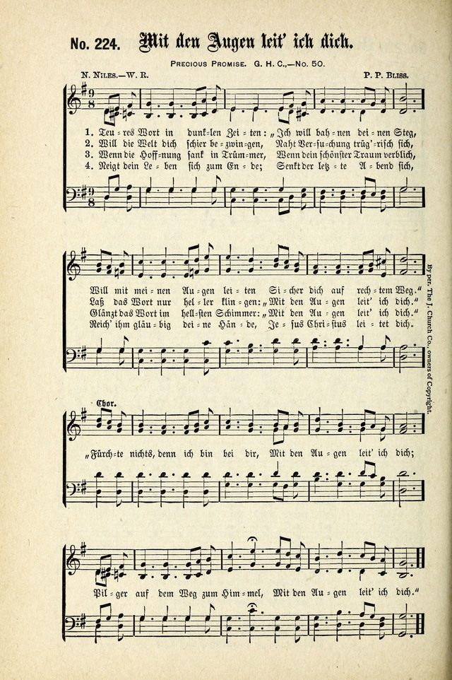 Evangeliums-Lieder 1 und 2 (Gospel Hymns) page 224