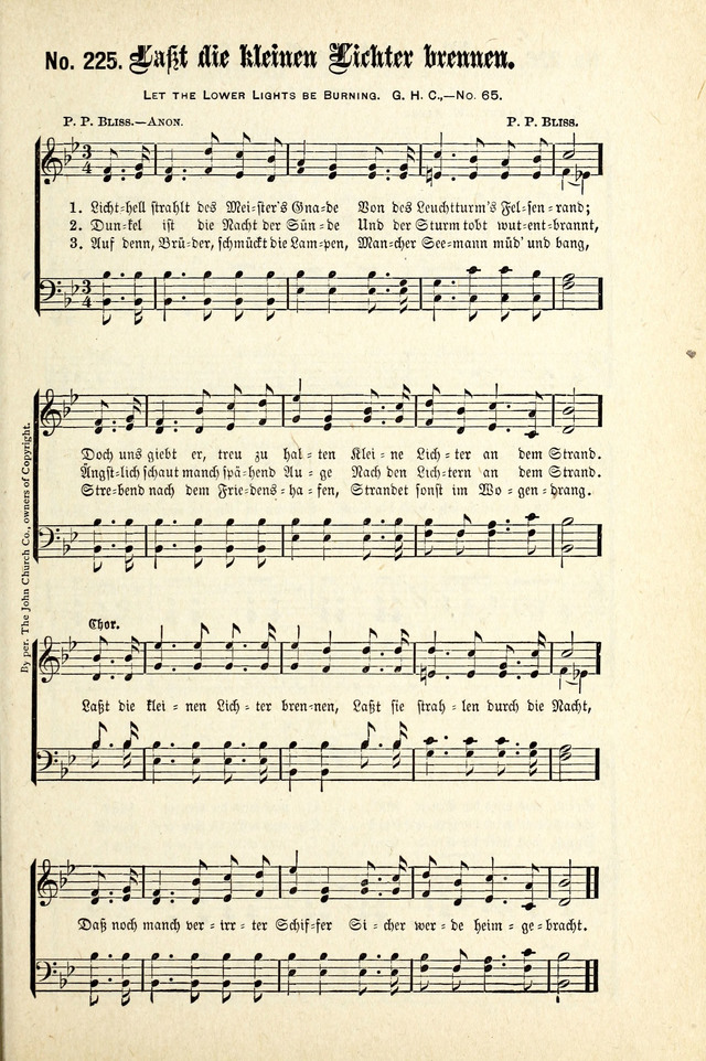 Evangeliums-Lieder 1 und 2 (Gospel Hymns) page 225