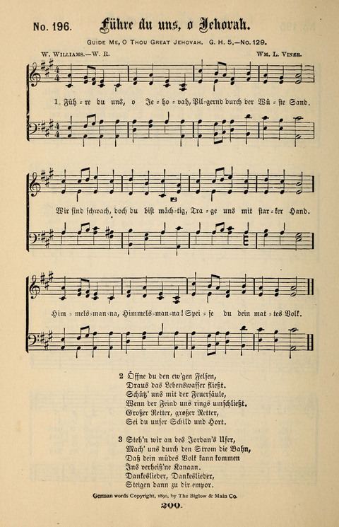 Evangeliums-Lieder 1 und 2: (Gospel Hymns) mit deutschen Kernliedern page 200