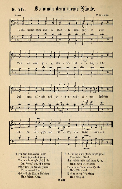Evangeliums-Lieder 1 und 2: (Gospel Hymns) mit deutschen Kernliedern page 220