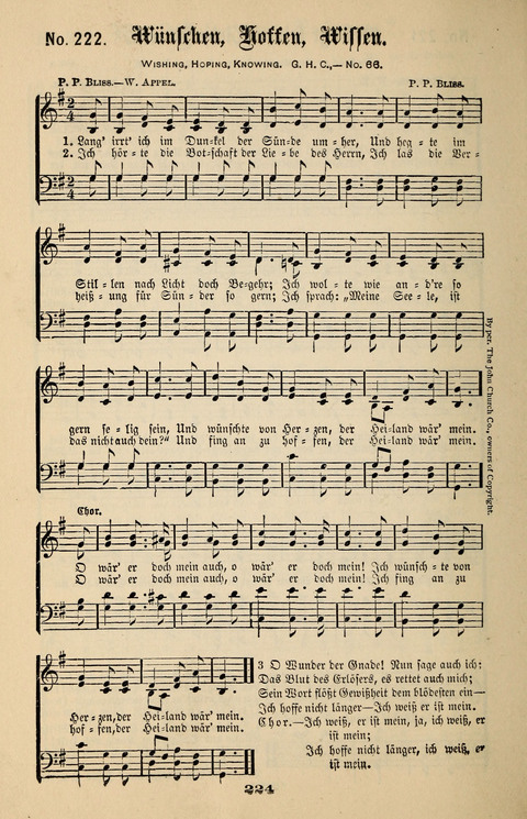 Evangeliums-Lieder 1 und 2: (Gospel Hymns) mit deutschen Kernliedern page 224