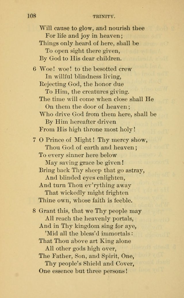 Evangelical Lutheran Hymnal page 108