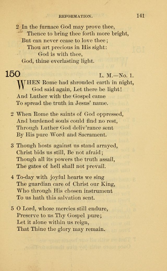Evangelical Lutheran Hymnal page 141