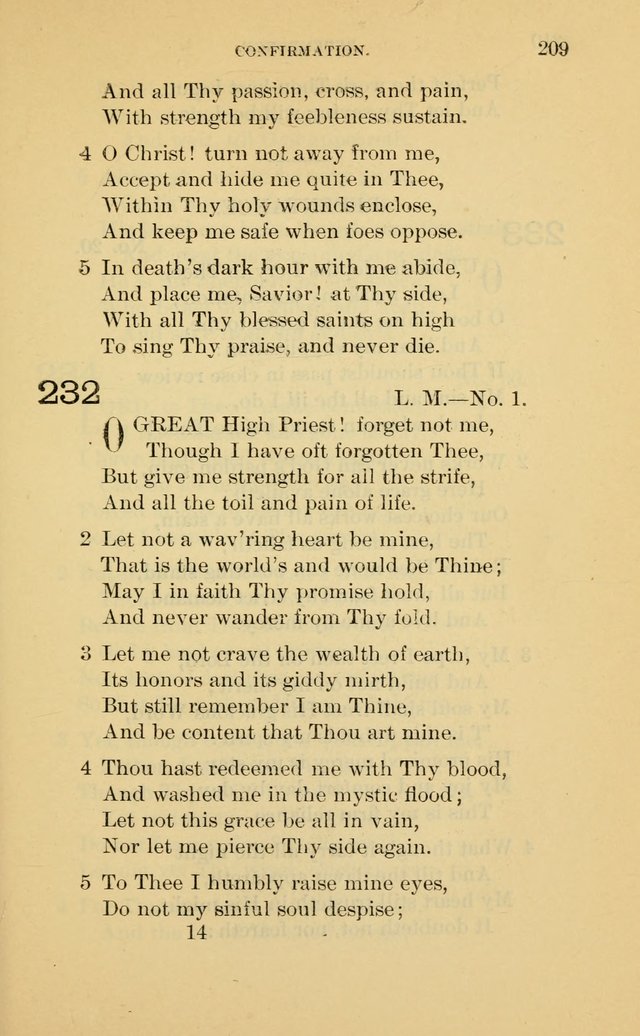 Evangelical Lutheran Hymnal page 209
