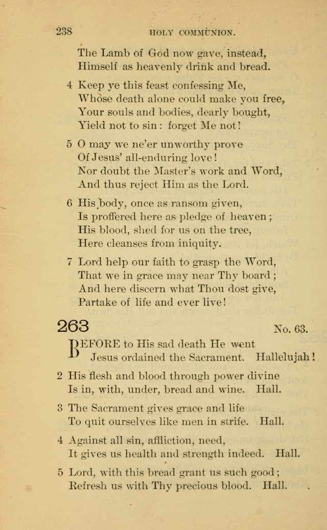 Evangelical Lutheran Hymnal page 238