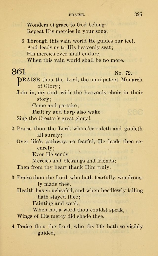 Evangelical Lutheran Hymnal page 325