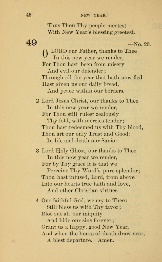 Evangelical Lutheran Hymnal page 46
