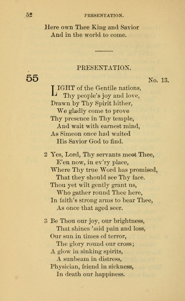 Evangelical Lutheran Hymnal page 52