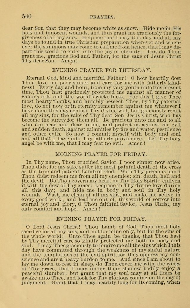 Evangelical Lutheran Hymnal page 540