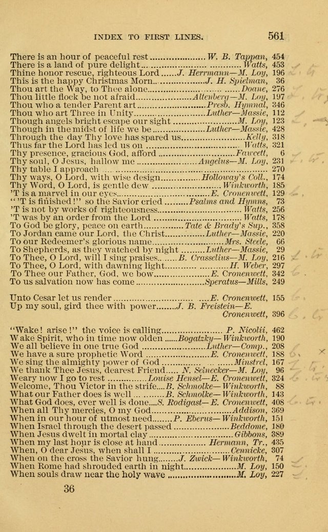 Evangelical Lutheran Hymnal page 561