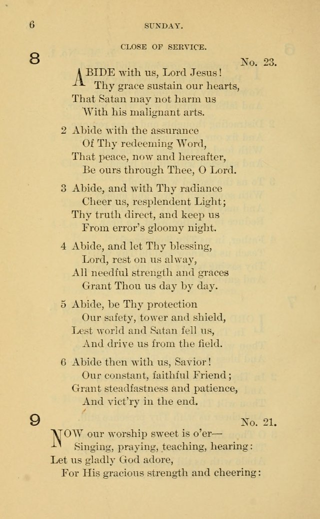 Evangelical Lutheran Hymnal page 6