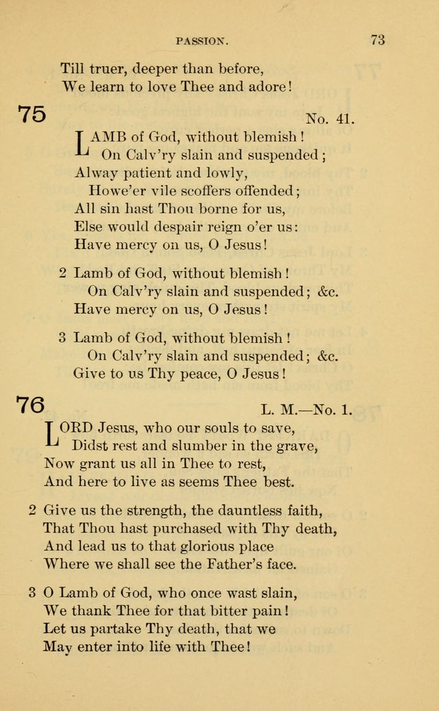 Evangelical Lutheran Hymnal page 73