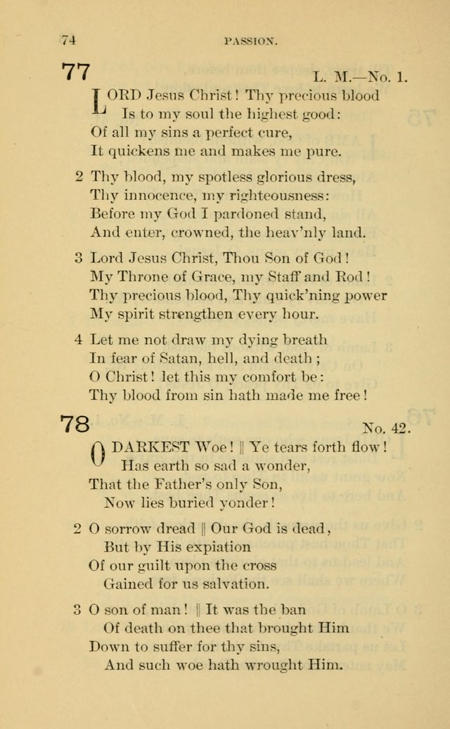 Evangelical Lutheran Hymnal page 74