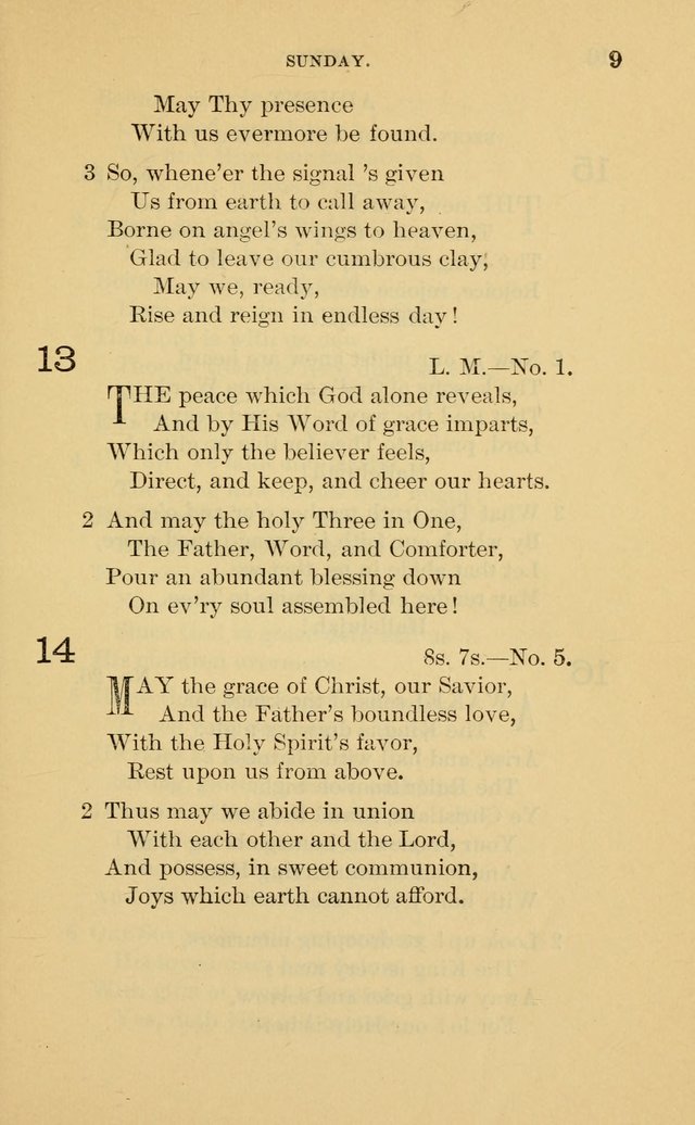 Evangelical Lutheran Hymnal page 9
