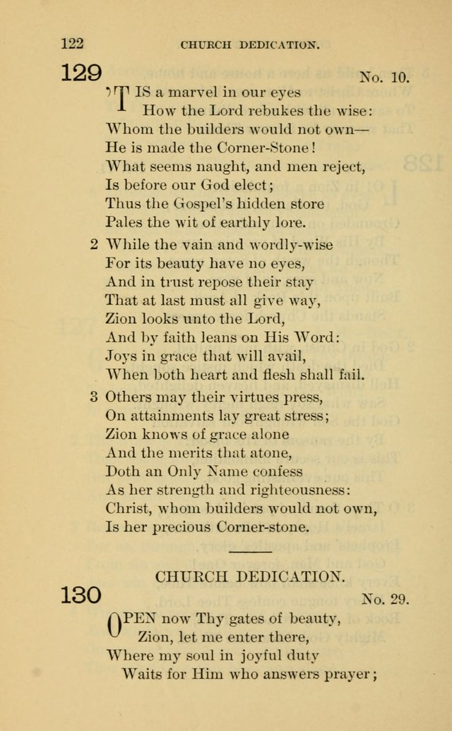 Evangelical Lutheran Hymnal. 9th ed. page 122