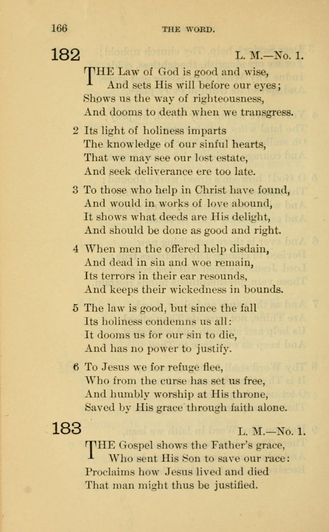 Evangelical Lutheran Hymnal. 9th ed. page 166