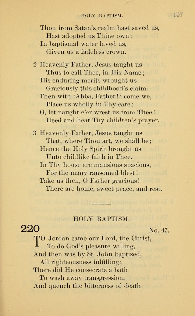 Evangelical Lutheran Hymnal. 9th ed. page 197