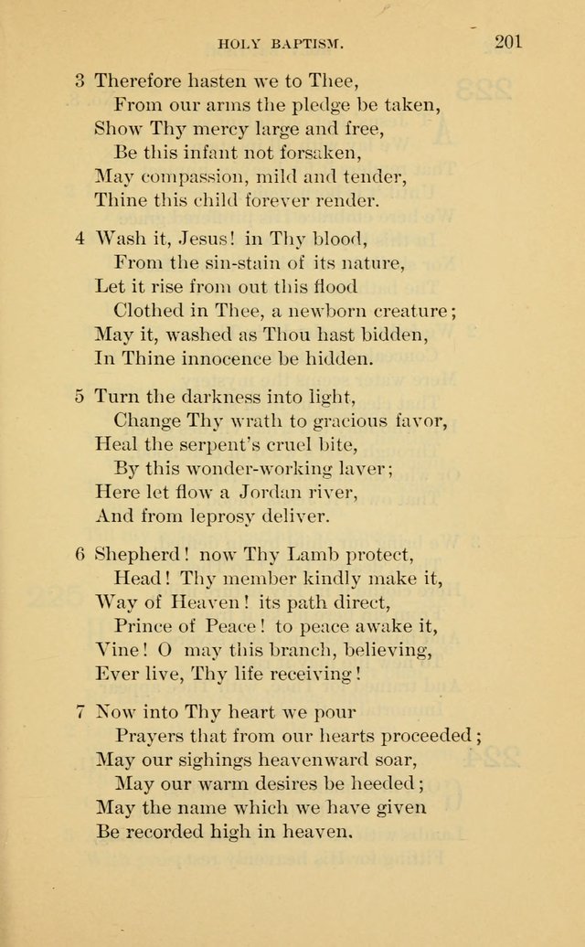Evangelical Lutheran Hymnal. 9th ed. page 201