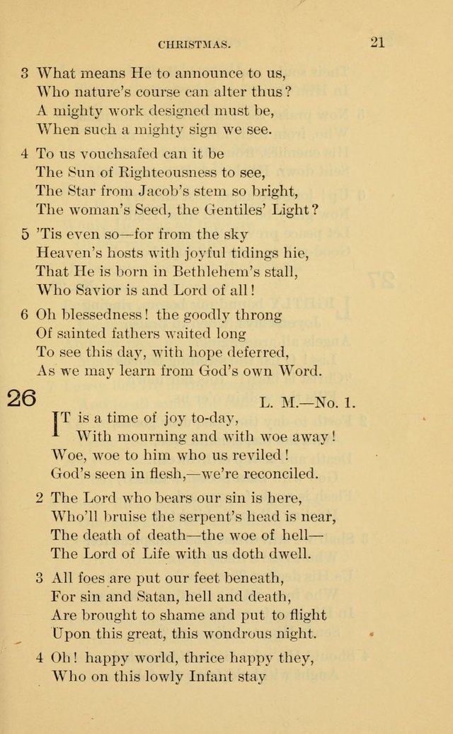 Evangelical Lutheran Hymnal. 9th ed. page 21