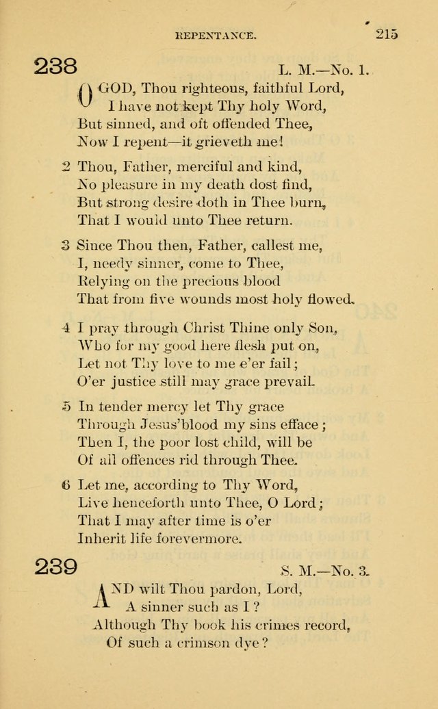 Evangelical Lutheran Hymnal. 9th ed. page 215